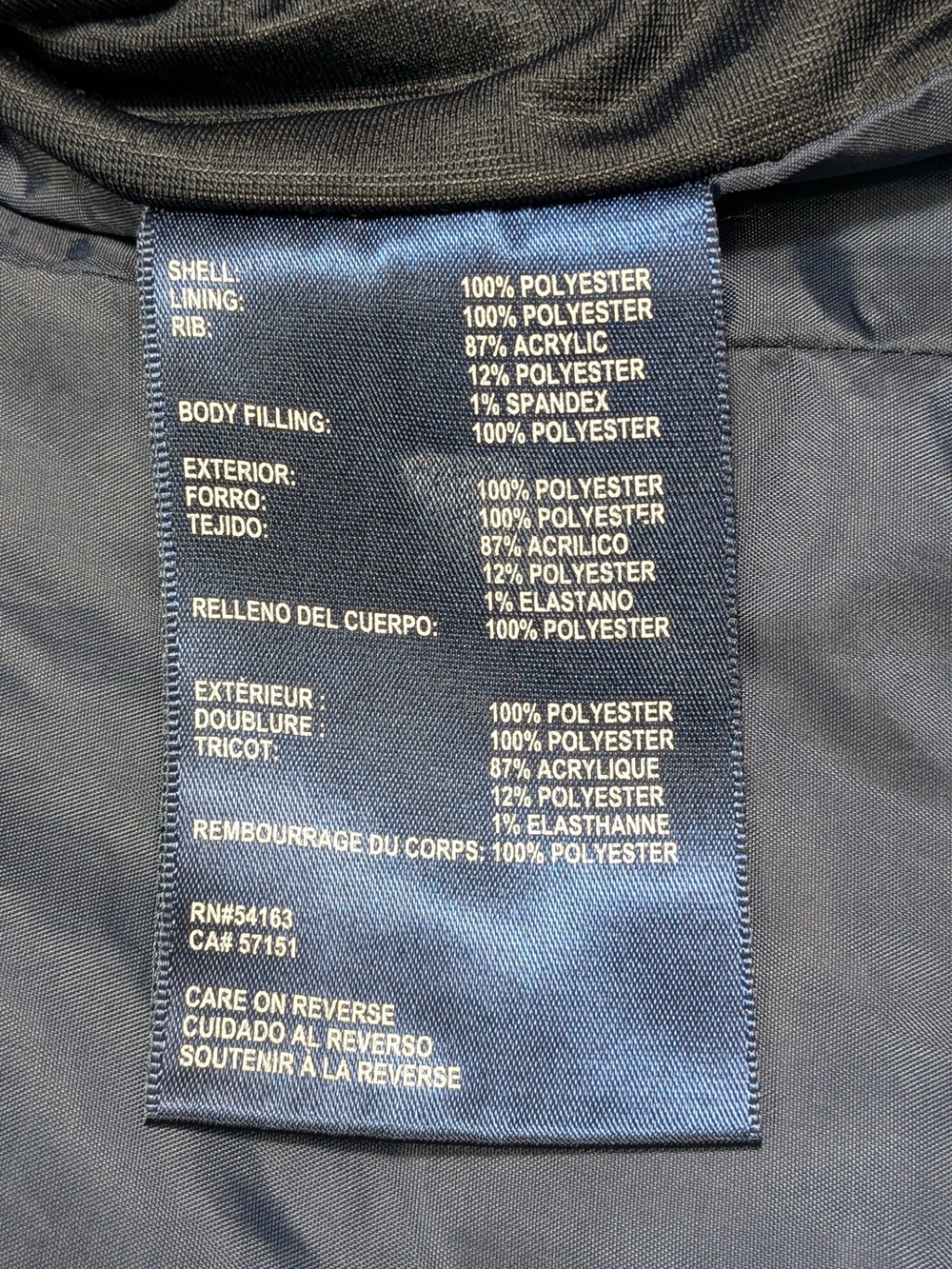 Tommy Hilfiger Quilted Chevron Puffer Vest- with flaw - Picture 10 of 12
